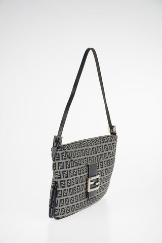Leather and Fabric Pochette