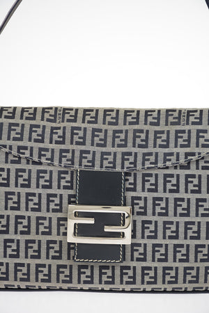 Leather and Fabric Pochette