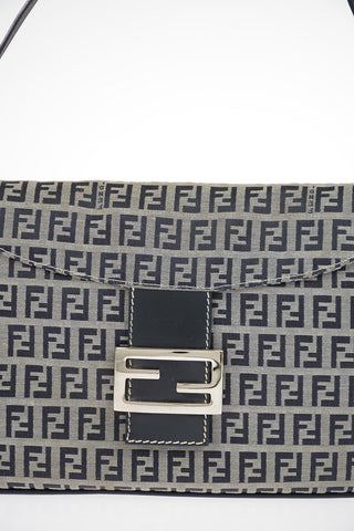 Leather and Fabric Pochette