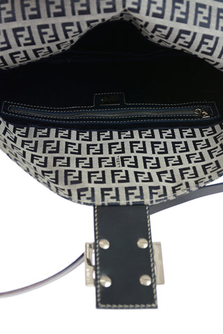 Leather and Fabric Pochette