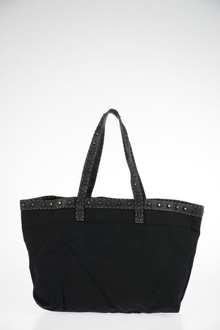 Fabric Studded Handbag