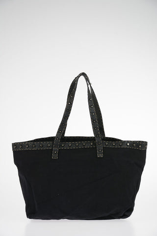 Fabric Studded Handbag