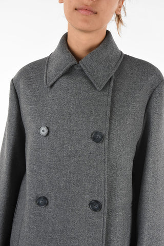 wool double breasted Chesterfield coat