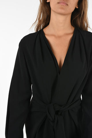 v-neck above knee  dress