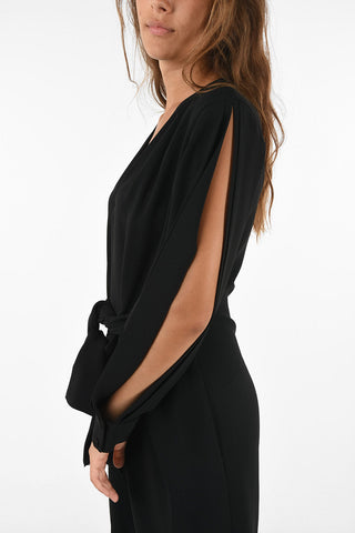 v-neck above knee  dress