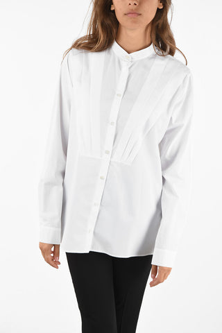 mandarin collar blouse