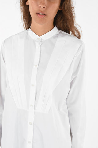 mandarin collar blouse