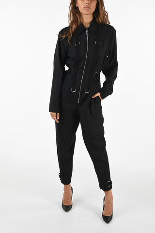 Jumpsuit a Righe in Lana