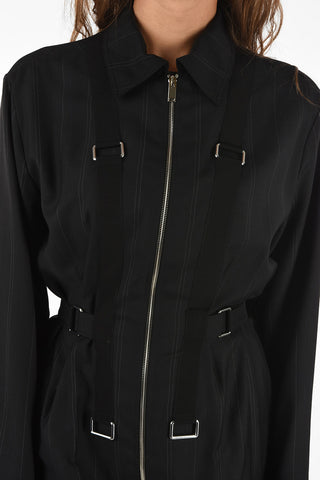 Jumpsuit a Righe in Lana