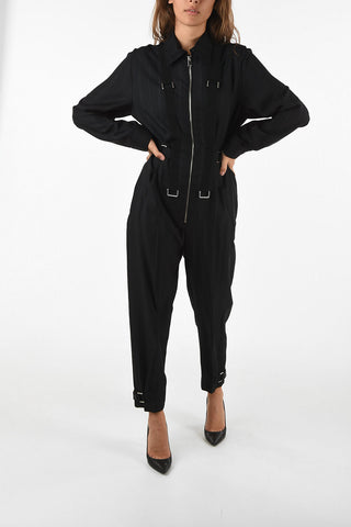 Jumpsuit a Righe in Lana