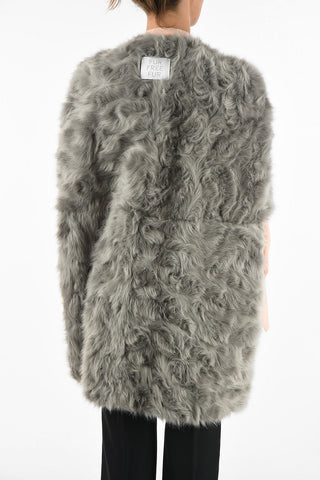 faux fur cape