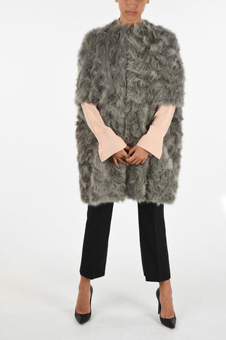 faux fur cape