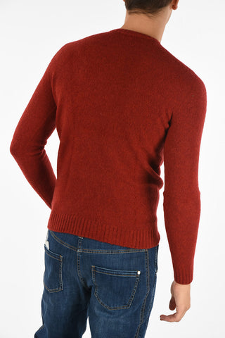 virgin wool crew-neck sweater