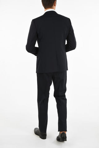 Virgin-wool MARTINI Single-breasted Suit with Peak Lapel