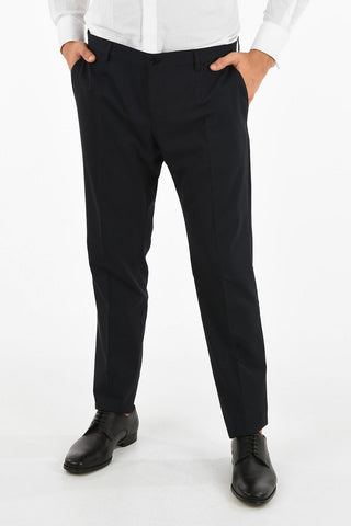 Virgin-wool MARTINI Single-breasted Suit with Peak Lapel