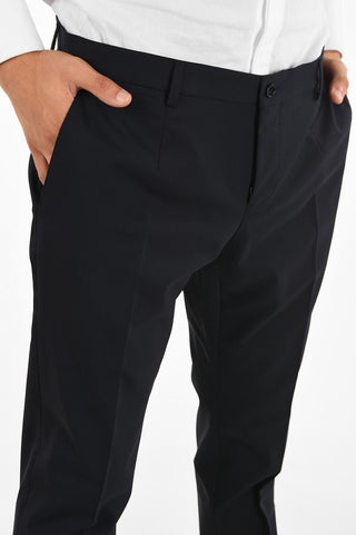 Virgin-wool MARTINI Single-breasted Suit with Peak Lapel