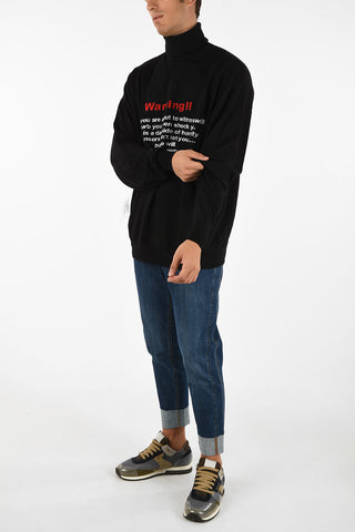 turtle-neck sweater