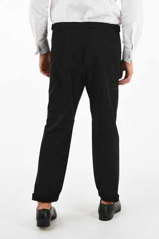 Tech Textile Joggers with Ankle Touch Strap