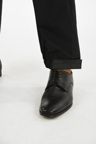 Tech Textile Joggers with Ankle Touch Strap