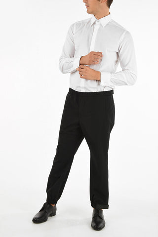 Tech Textile Joggers with Ankle Touch Strap
