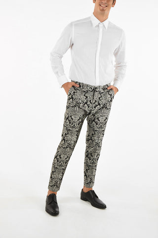 pantalone broccato