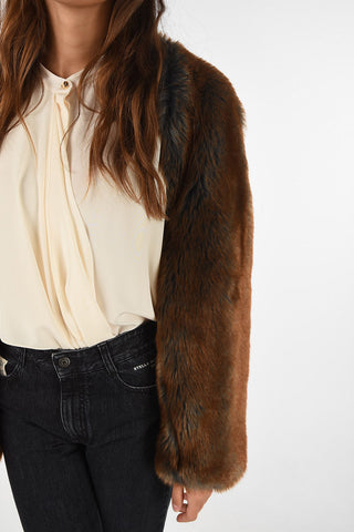 faux fur Shrug