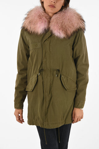 Parka Impermeabile con Pelliccia