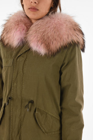 Parka Impermeabile con Pelliccia