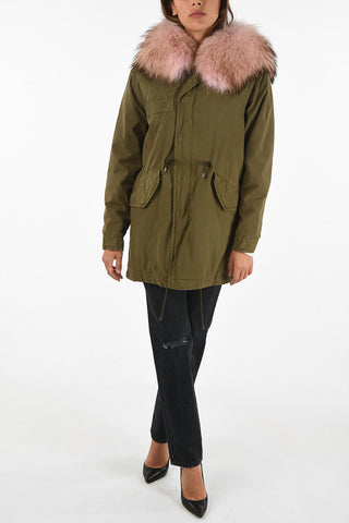 Parka Impermeabile con Pelliccia