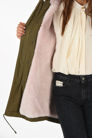 Parka Impermeabile con Pelliccia