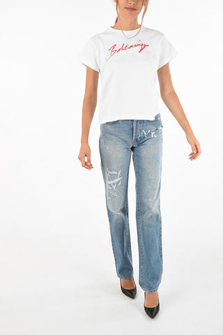 Printed Crop T-shirt