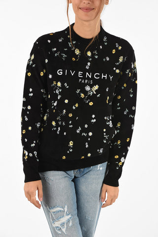 Crewneck Floral Sweater