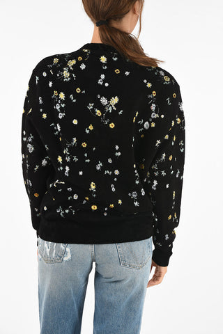 Crewneck Floral Sweater