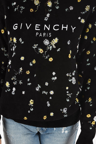 Crewneck Floral Sweater