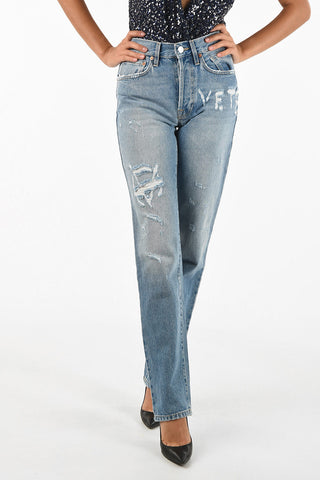 Distressed FUCKED UP Jeans