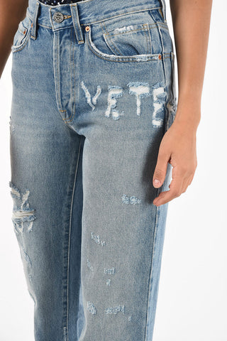 Distressed FUCKED UP Jeans