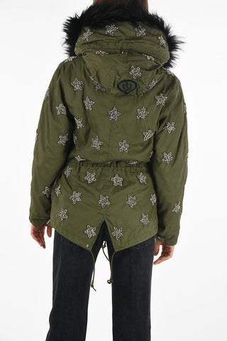 Crop Coat with Jewel Embroderies