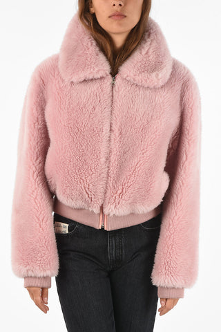 METEO wool zipped peacoat