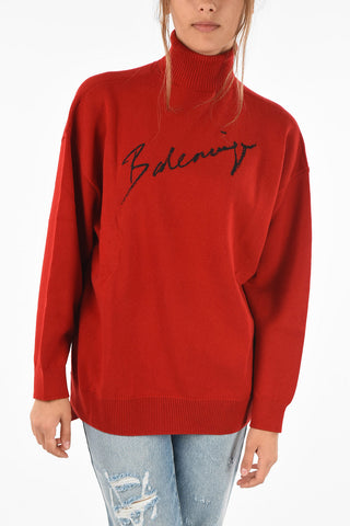 cashmere turtle-neck sweater