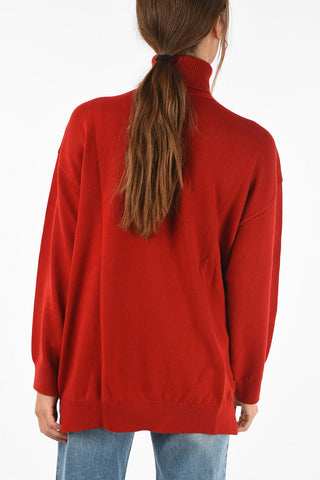 cashmere turtle-neck sweater