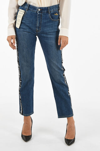 THE BEATLES Stretch denim piping jeans