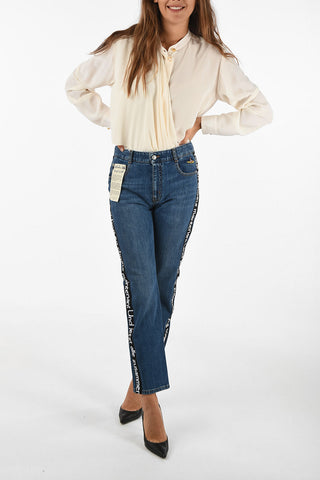 THE BEATLES Stretch denim piping jeans