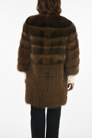 raccon fur chesterfield coat