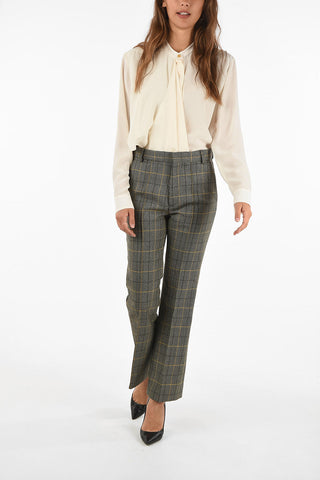 Single Pleat Plaid Pants