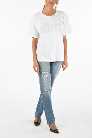 T-shirt Girocollo Stampata