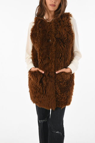 giubbotto Shearling Reversibile senza manica