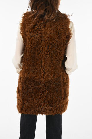 giubbotto Shearling Reversibile senza manica