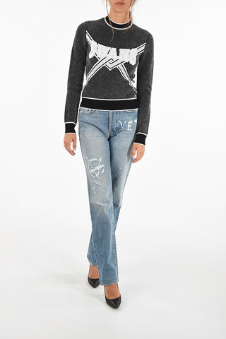 Embroidered Crewneck Sweater