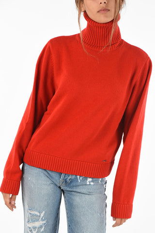 Wool and Cashmere Turtleneck Sweater