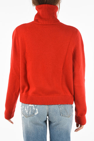 Wool and Cashmere Turtleneck Sweater